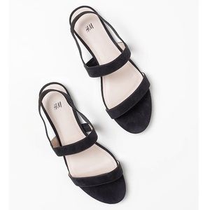H&M Simple Black Sandals